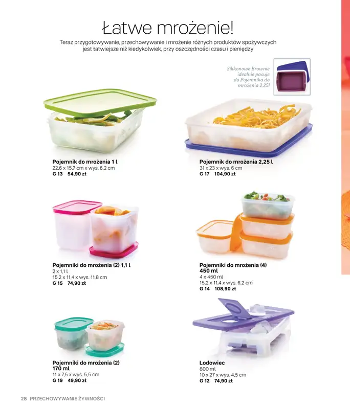 Tupperware - gazetka promocyjna Katalog Wiosna/Lato 2021 od czwartku 17.06  - strona 28