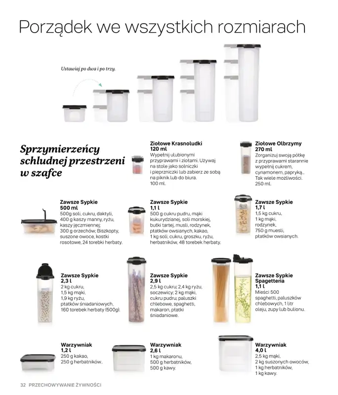 Tupperware - gazetka promocyjna Katalog Wiosna/Lato 2021 od czwartku 17.06  - strona 32