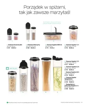 Tupperware - gazetka promocyjna Katalog Wiosna/Lato 2021 od czwartku 17.06  - strona 31