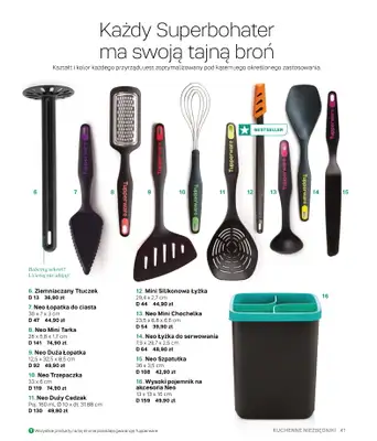 Tupperware - gazetka promocyjna Katalog Wiosna/Lato 2021 od czwartku 17.06  - strona 41