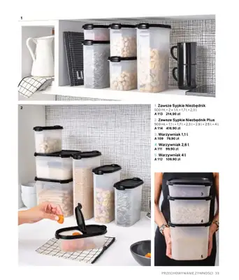 Tupperware - gazetka promocyjna Katalog Wiosna/Lato 2021 od czwartku 17.06  - strona 33
