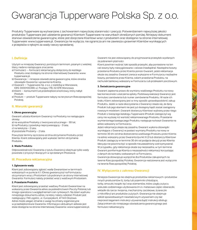 Tupperware - gazetka promocyjna Katalog Wiosna/Lato 2021 od czwartku 17.06  - strona 62