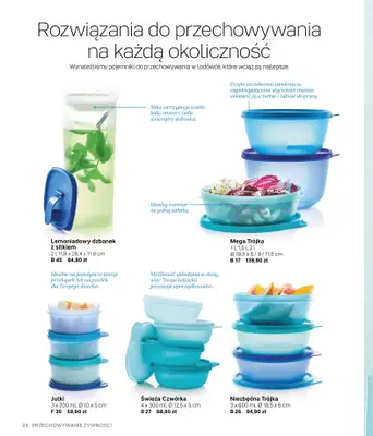 Tupperware - gazetka promocyjna Katalog Wiosna/Lato 2021 od czwartku 17.06  - strona 24