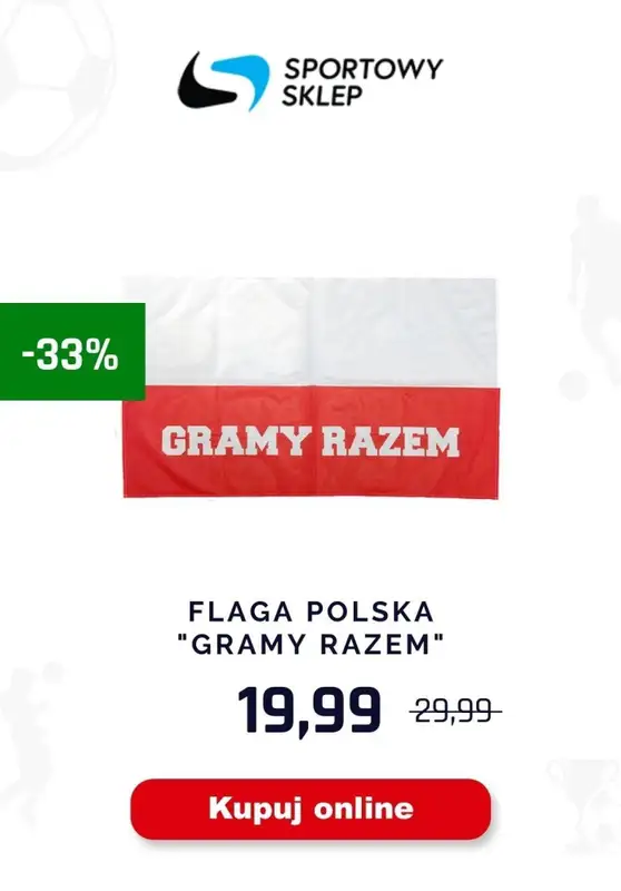  Strefa Mundial - gazetka promocyjna Gorączka EURO - odzież i gadżety! od czwartku 24.06 do czwartku 01.07 - strona 17