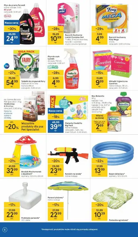 Tesco - gazetka promocyjna Gazetka Hipermarket od czwartku 01.07 do środy 07.07 - strona 6