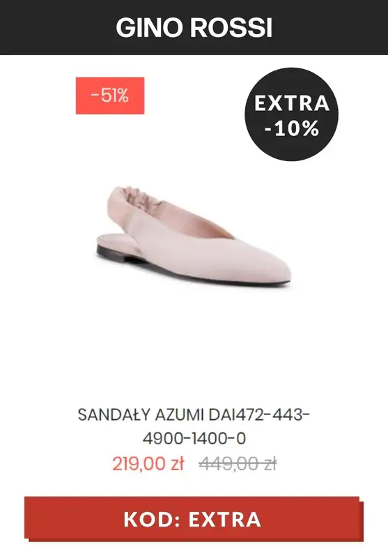 Gino Rossi - gazetka promocyjna EXTRA -10% do wyprzedaży od wtorku 29.06 do czwartku 01.07 - strona 15