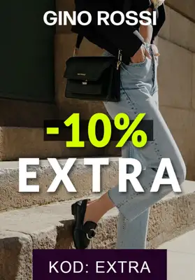 Gino Rossi - gazetka promocyjna EXTRA -10% do wyprzedaży od wtorku 29.06 do czwartku 01.07