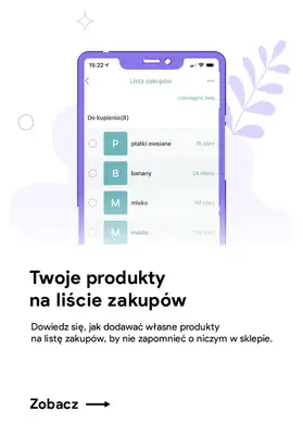 Poznaj funkcje Blix - gazetka promocyjna Dodawanie własnych produktów do listy od wtorku 29.06 do piątku 31.12