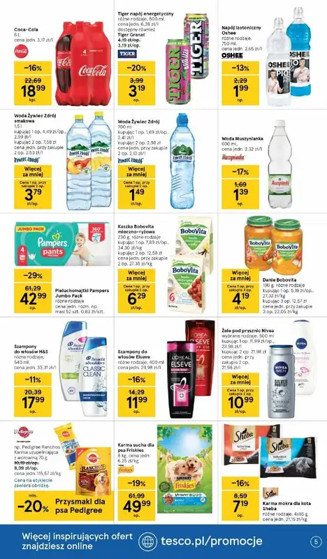 Tesco - gazetka promocyjna Gazetka Hipermarket od czwartku 08.07 do środy 14.07 - strona 5