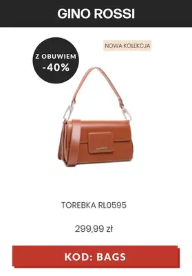 Gino Rossi - gazetka promocyjna -40% na torebki i torby KOD od wtorku 06.07 do poniedziałku 12.07 - strona 11