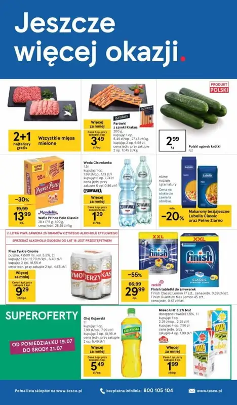 Tesco - gazetka promocyjna Gazetka Hipermarket od czwartku 15.07 do środy 21.07 - strona 8