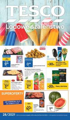 Tesco - gazetka promocyjna Gazetka Hipermarket od czwartku 15.07 do środy 21.07