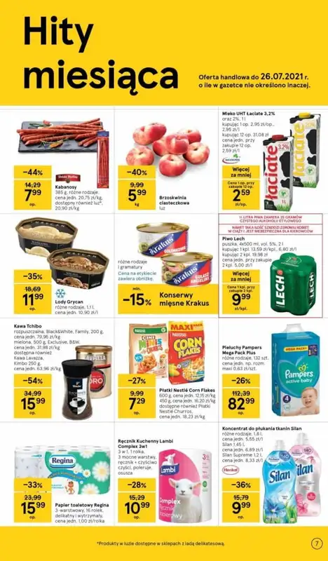 Tesco - gazetka promocyjna Gazetka Hipermarket od czwartku 15.07 do środy 21.07 - strona 7