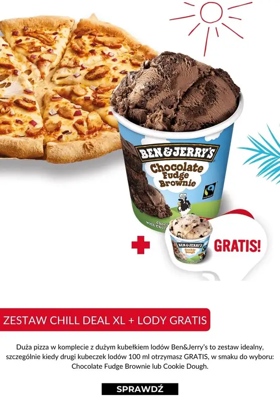 Pizza Hut - gazetka promocyjna GRATIS drugie lody Ben&Jerry's od czwartku 15.07  - strona 3