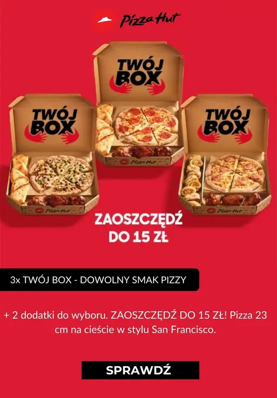 Pizza Hut - gazetka promocyjna Od 24,99 zł Pizza + 2 dodatki od czwartku 15.07  - strona 2