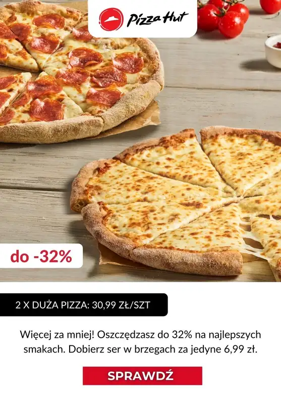 Pizza Hut - gazetka promocyjna Do -40% na pizze od czwartku 15.07  - strona 6