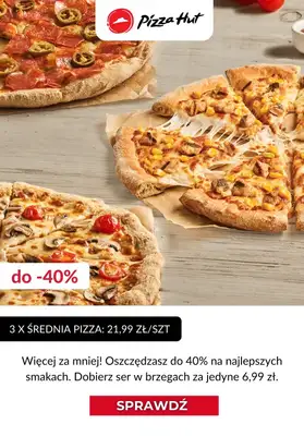 Pizza Hut - gazetka promocyjna Do -40% na pizze od czwartku 15.07  - strona 5 Pizza Hut - gazetka promocyjna Do -40% na pizze od czwartku 15.07  - strona 5