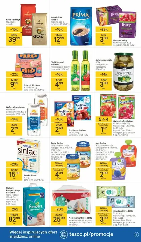 Tesco - gazetka promocyjna Gazetka od czwartku 29.07 do środy 04.08 - strona 5