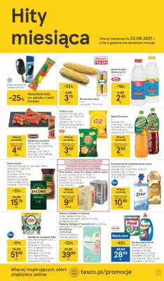 Tesco - gazetka promocyjna Gazetka od czwartku 29.07 do środy 04.08 - strona 7 Tesco - gazetka promocyjna Gazetka od czwartku 29.07 do środy 04.08 - strona 7