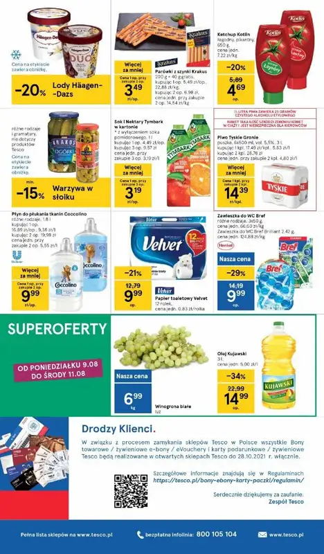 Tesco - gazetka promocyjna Gazetka od czwartku 05.08 do środy 11.08 - strona 8