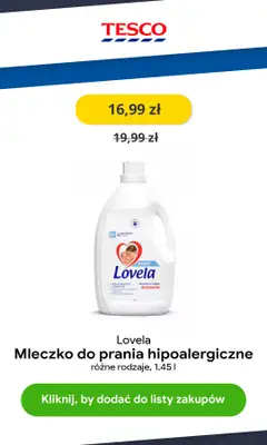Tesco - gazetka promocyjna Od 9,99 zł produkty do prania od czwartku 05.08 do środy 11.08 - strona 3