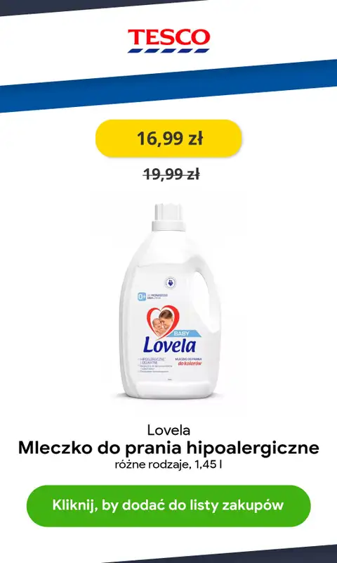 Tesco - gazetka promocyjna Od 9,99 zł produkty do prania od czwartku 05.08 do środy 11.08 - strona 3