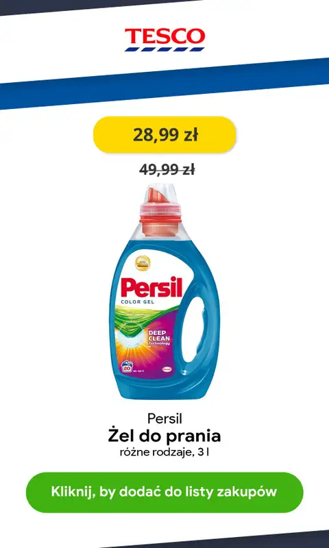 Tesco - gazetka promocyjna Od 9,99 zł produkty do prania od czwartku 05.08 do środy 11.08 - strona 5
