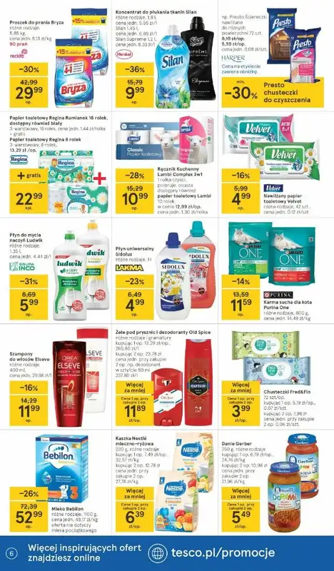 Tesco - gazetka promocyjna Gazetka od czwartku 12.08 do środy 18.08 - strona 6