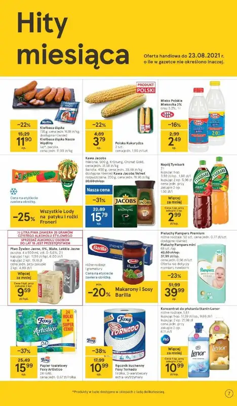 Tesco - gazetka promocyjna Gazetka od czwartku 12.08 do środy 18.08 - strona 7