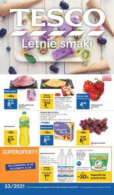 Tesco - gazetka promocyjna Gazetka od czwartku 19.08 do środy 25.08