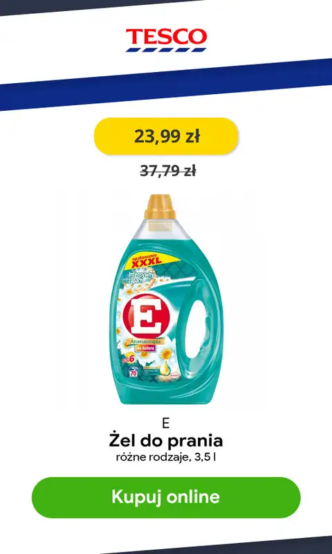 Tesco - gazetka promocyjna Od 6,99 zł produkty do prania i płukania od czwartku 19.08 do środy 25.08 - strona 4