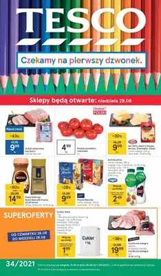 Tesco - gazetka promocyjna Gazetka od czwartku 26.08 do środy 01.09