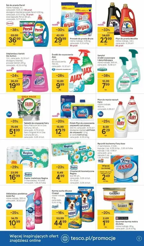 Tesco - gazetka promocyjna Gazetka od czwartku 26.08 do środy 01.09 - strona 5