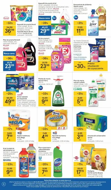 Tesco - gazetka promocyjna Gazetka Hipermarket od czwartku 02.09 do środy 08.09 - strona 6