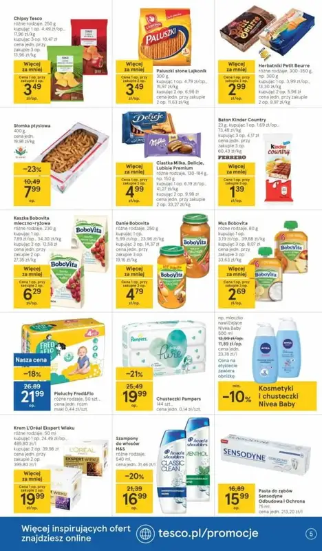 Tesco - gazetka promocyjna Gazetka Hipermarket od czwartku 02.09 do środy 08.09 - strona 5