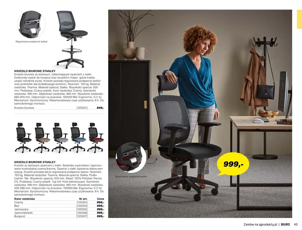 AJ Produkty - gazetka promocyjna Biuro - katalog jesień od środy 01.09 do poniedziałku 31.01 - strona 41