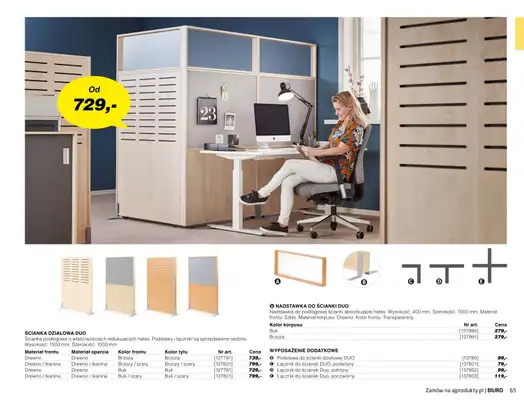 AJ Produkty - gazetka promocyjna Biuro - katalog jesień od środy 01.09 do poniedziałku 31.01 - strona 63 AJ Produkty - gazetka promocyjna Biuro - katalog jesień od środy 01.09 do poniedziałku 31.01 - strona 63