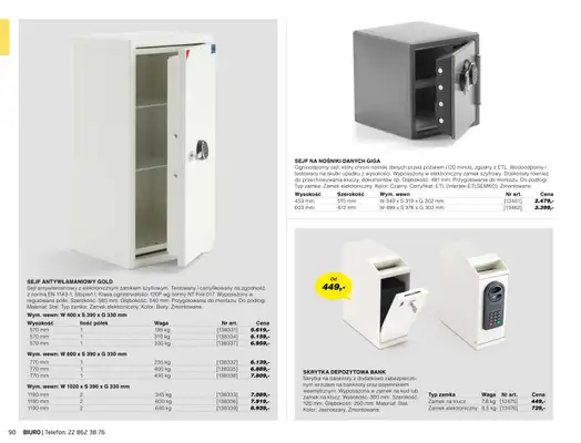 AJ Produkty - gazetka promocyjna Biuro - katalog jesień od środy 01.09 do poniedziałku 31.01 - strona 88 AJ Produkty - gazetka promocyjna Biuro - katalog jesień od środy 01.09 do poniedziałku 31.01 - strona 88