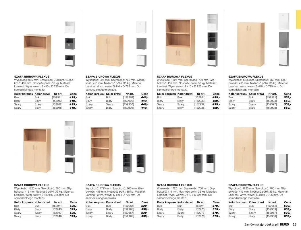AJ Produkty - gazetka promocyjna Biuro - katalog jesień od środy 01.09 do poniedziałku 31.01 - strona 13