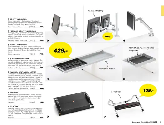 AJ Produkty - gazetka promocyjna Biuro - katalog jesień od środy 01.09 do poniedziałku 31.01 - strona 29 AJ Produkty - gazetka promocyjna Biuro - katalog jesień od środy 01.09 do poniedziałku 31.01 - strona 29