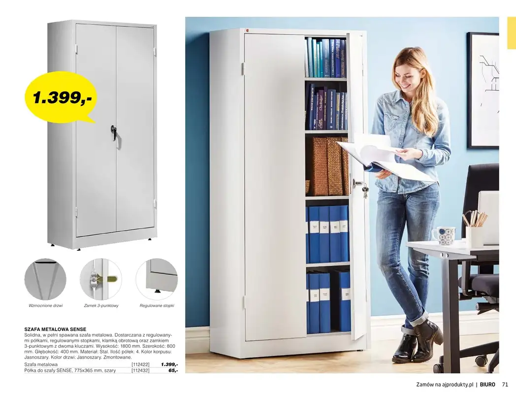 AJ Produkty - gazetka promocyjna Biuro - katalog jesień od środy 01.09 do poniedziałku 31.01 - strona 69
