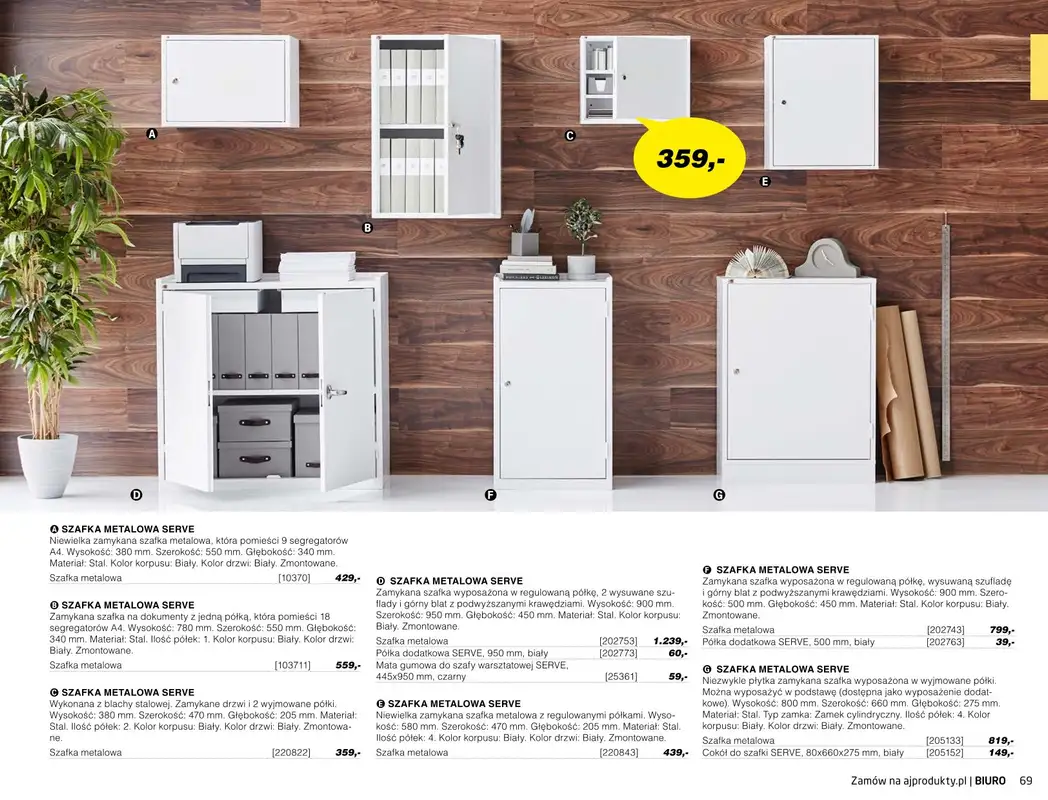 AJ Produkty - gazetka promocyjna Biuro - katalog jesień od środy 01.09 do poniedziałku 31.01 - strona 67