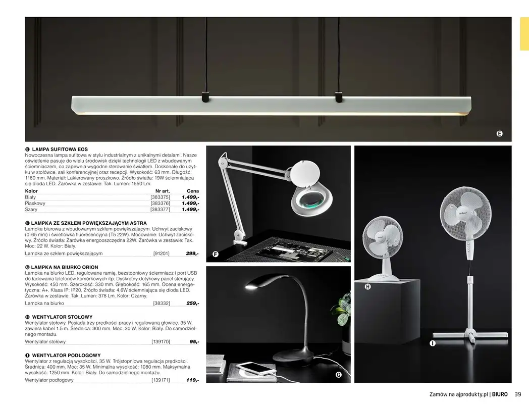 AJ Produkty - gazetka promocyjna Biuro - katalog jesień od środy 01.09 do poniedziałku 31.01 - strona 37