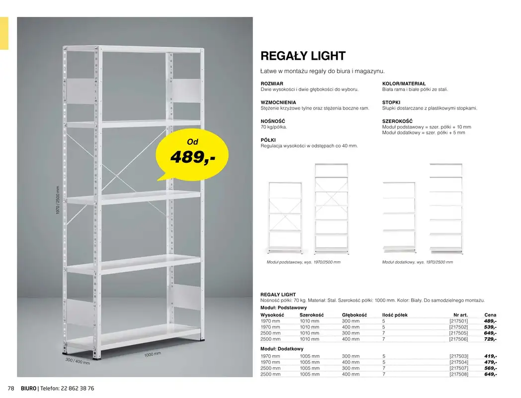 AJ Produkty - gazetka promocyjna Biuro - katalog jesień od środy 01.09 do poniedziałku 31.01 - strona 76