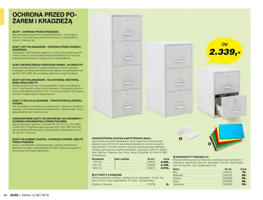 AJ Produkty - gazetka promocyjna Biuro - katalog jesień od środy 01.09 do poniedziałku 31.01 - strona 84 AJ Produkty - gazetka promocyjna Biuro - katalog jesień od środy 01.09 do poniedziałku 31.01 - strona 84