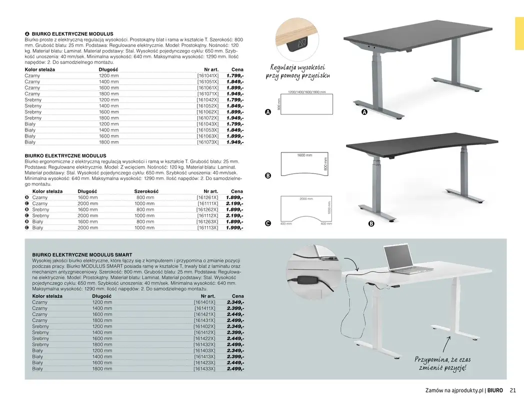 AJ Produkty - gazetka promocyjna Biuro - katalog jesień od środy 01.09 do poniedziałku 31.01 - strona 19