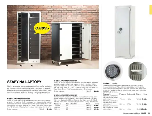 AJ Produkty - gazetka promocyjna Biuro - katalog jesień od środy 01.09 do poniedziałku 31.01 - strona 93 AJ Produkty - gazetka promocyjna Biuro - katalog jesień od środy 01.09 do poniedziałku 31.01 - strona 93