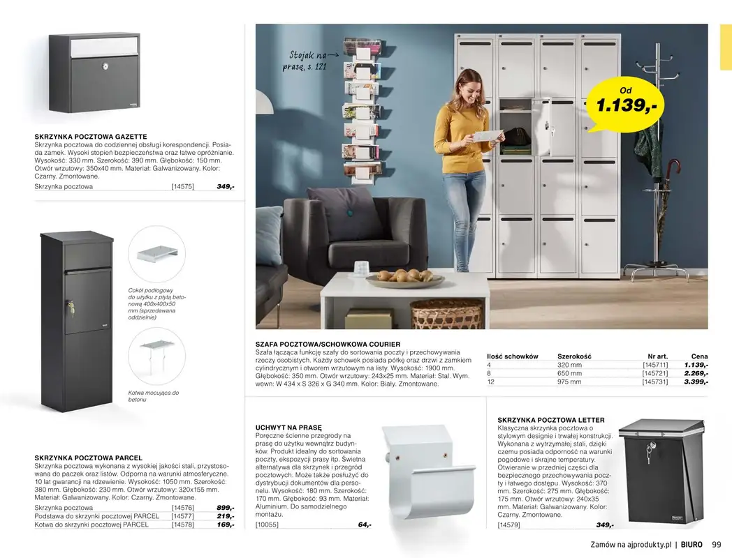 AJ Produkty - gazetka promocyjna Biuro - katalog jesień od środy 01.09 do poniedziałku 31.01 - strona 97