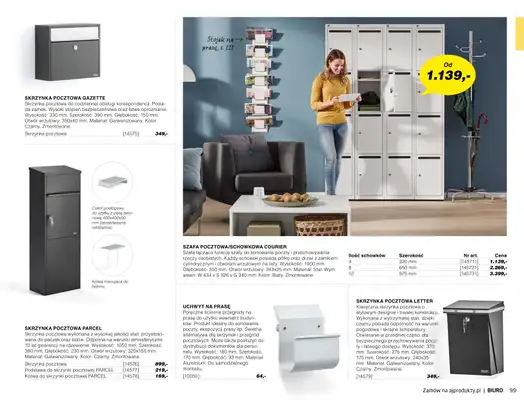 AJ Produkty - gazetka promocyjna Biuro - katalog jesień od środy 01.09 do poniedziałku 31.01 - strona 97 AJ Produkty - gazetka promocyjna Biuro - katalog jesień od środy 01.09 do poniedziałku 31.01 - strona 97