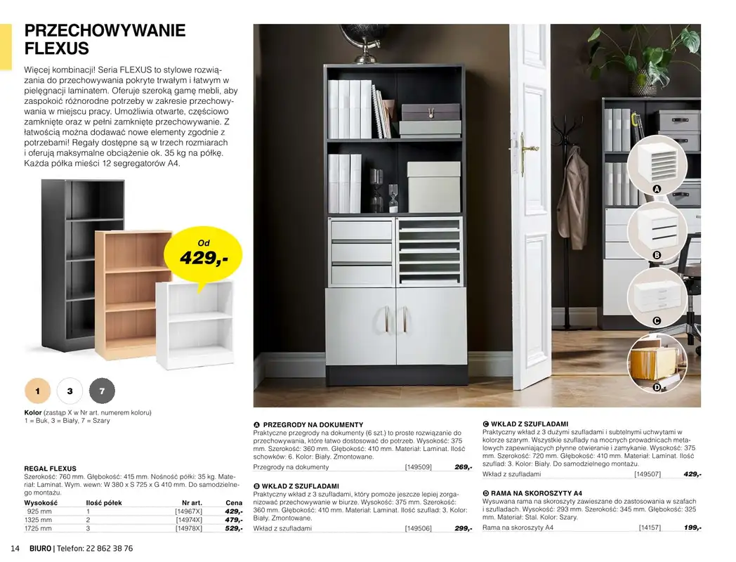 AJ Produkty - gazetka promocyjna Biuro - katalog jesień od środy 01.09 do poniedziałku 31.01 - strona 12